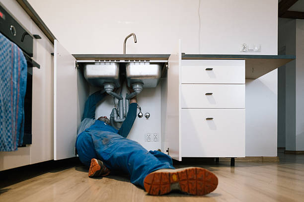 Professional Drain Cleaning technician working in Mooresville, NC